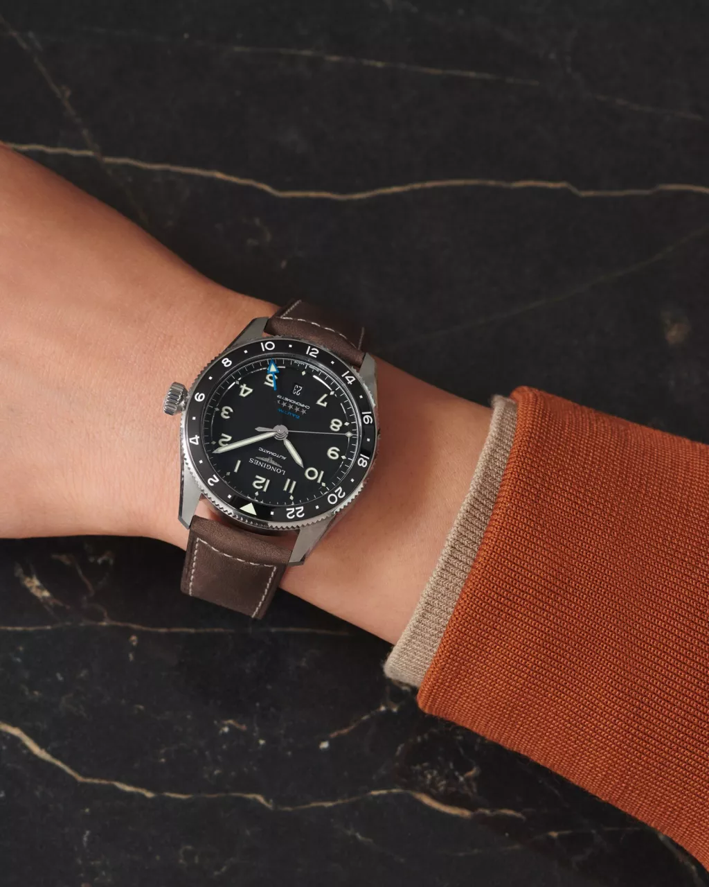 Longines Spirit Zulu Time L3.812.4.53.2 detay görseli 1