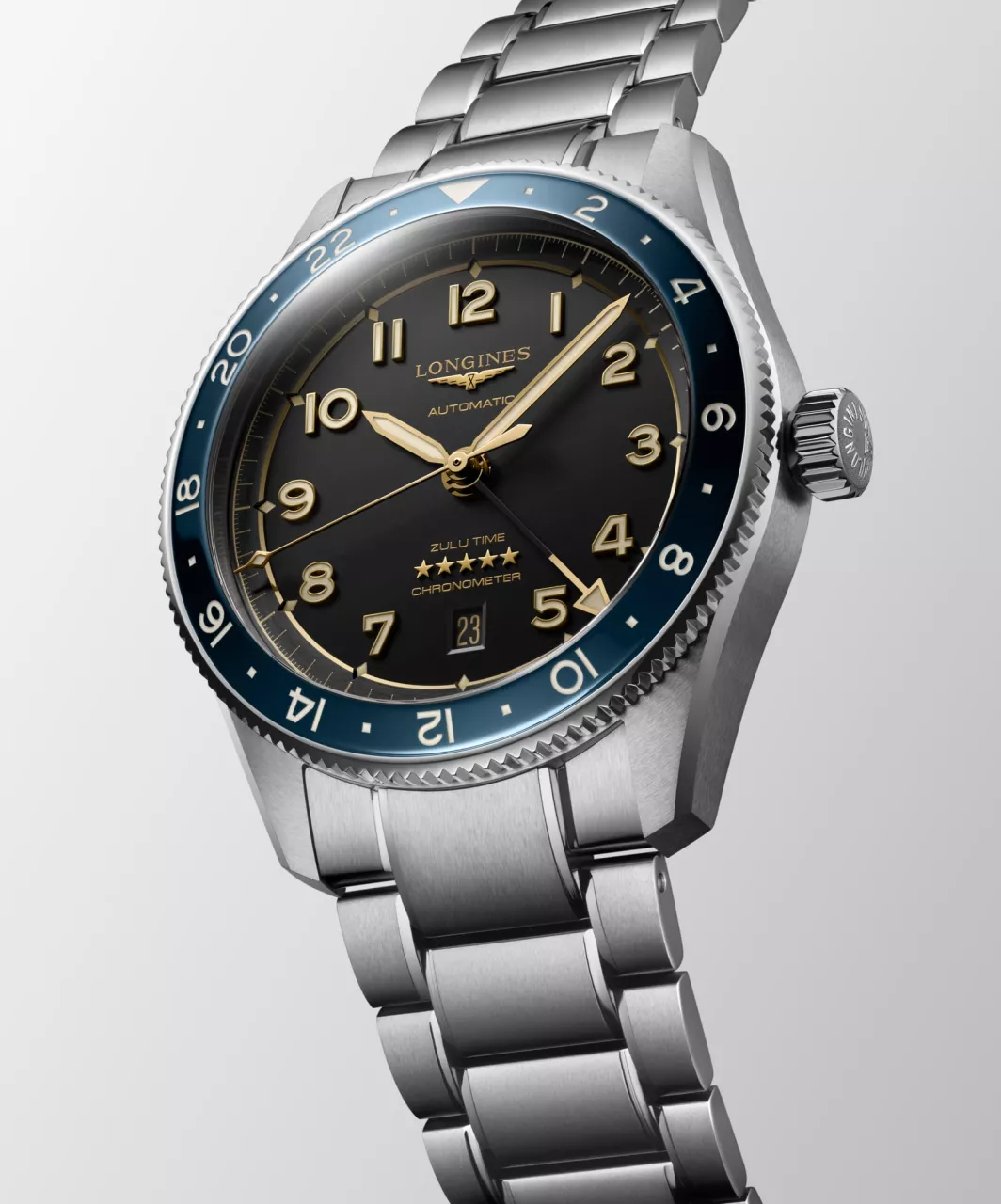 Longines Spirit Zulu Time L3.812.4.60.6 detay görseli 3