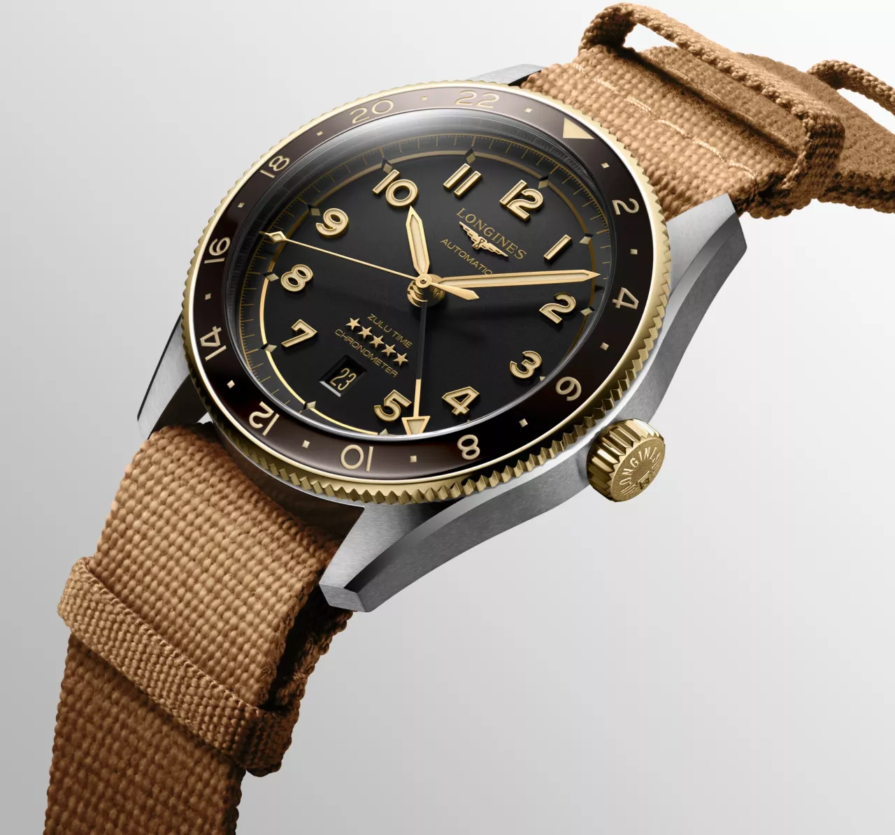 Longines Spirit Zulu Time L3.812.5.53.9 detay görseli 1
