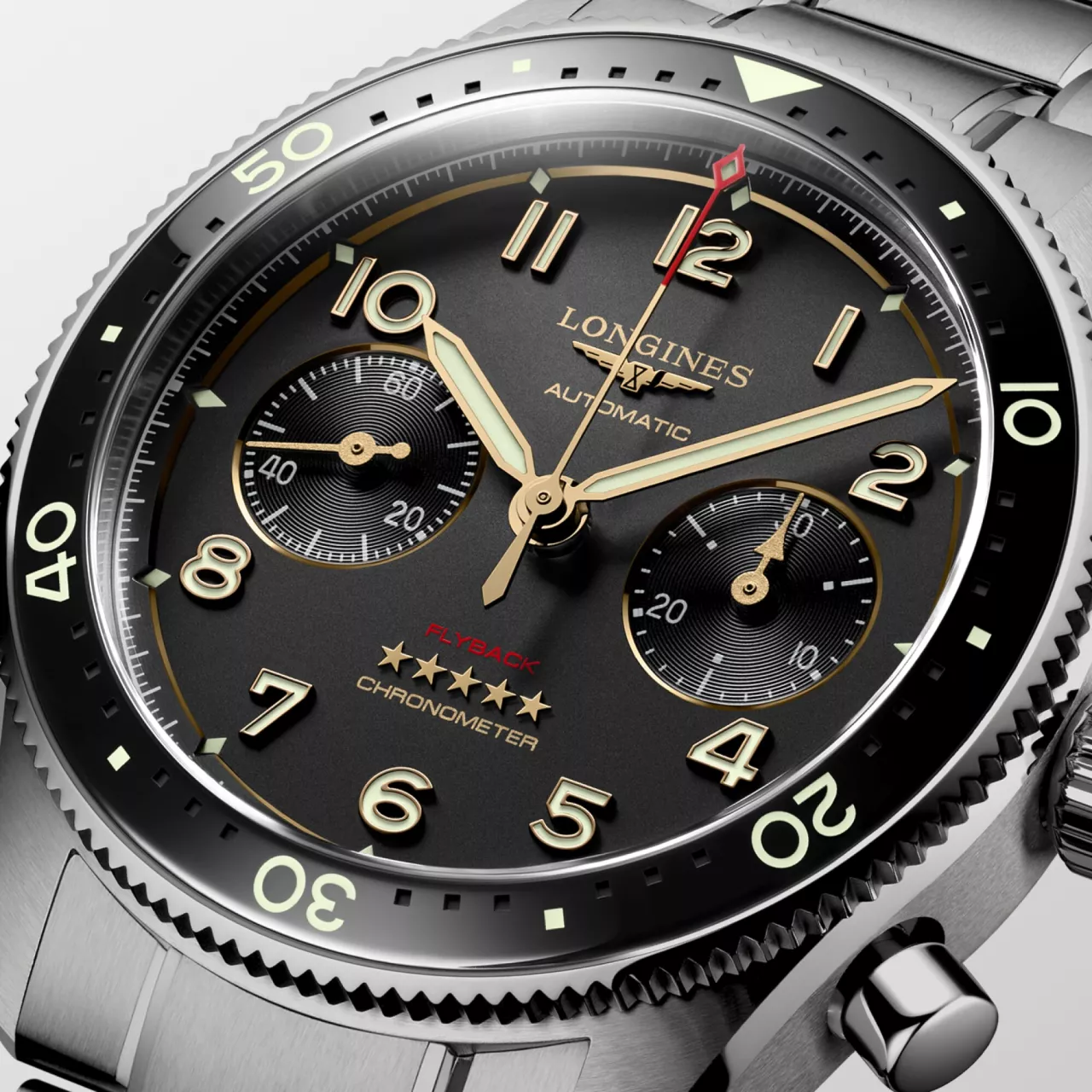 Longines Spirit Flyback Titanium L3.821.1.53.6 detay görseli 1
