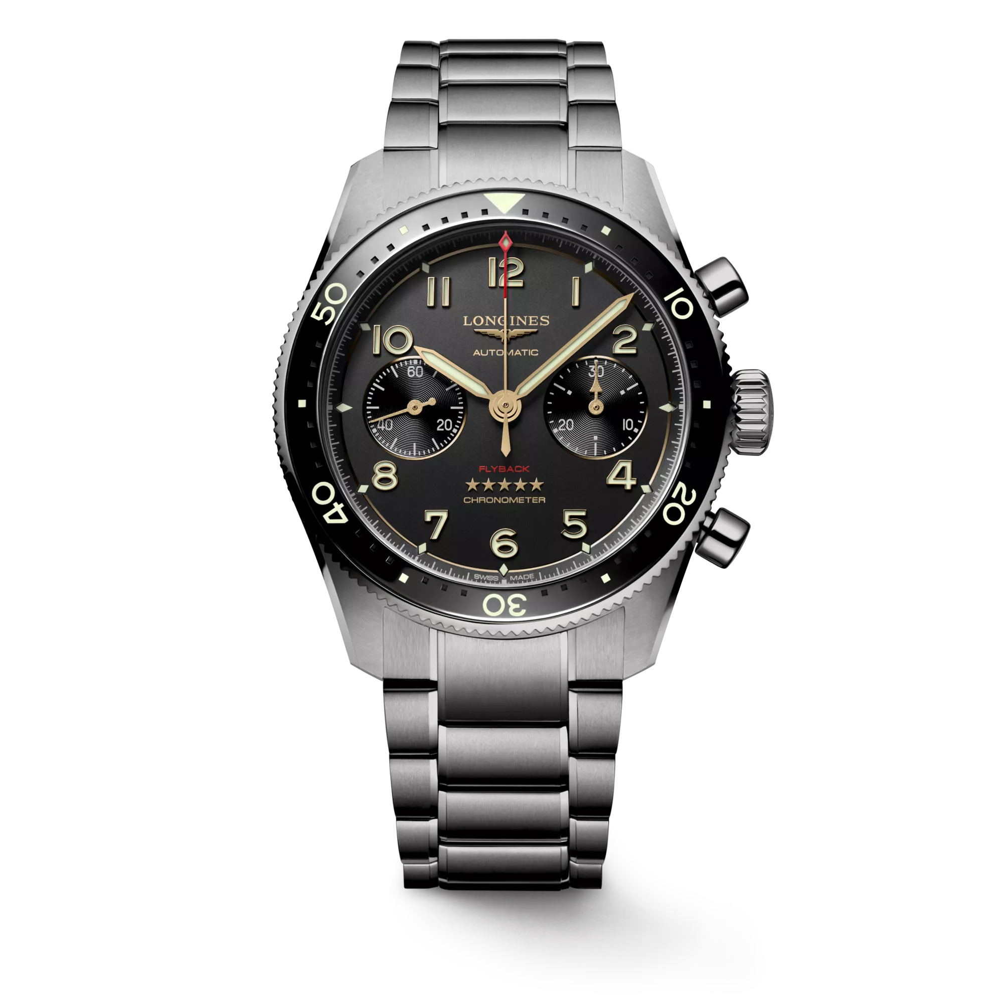 Longines Spirit Flyback Titanium L3.821.1.53.6