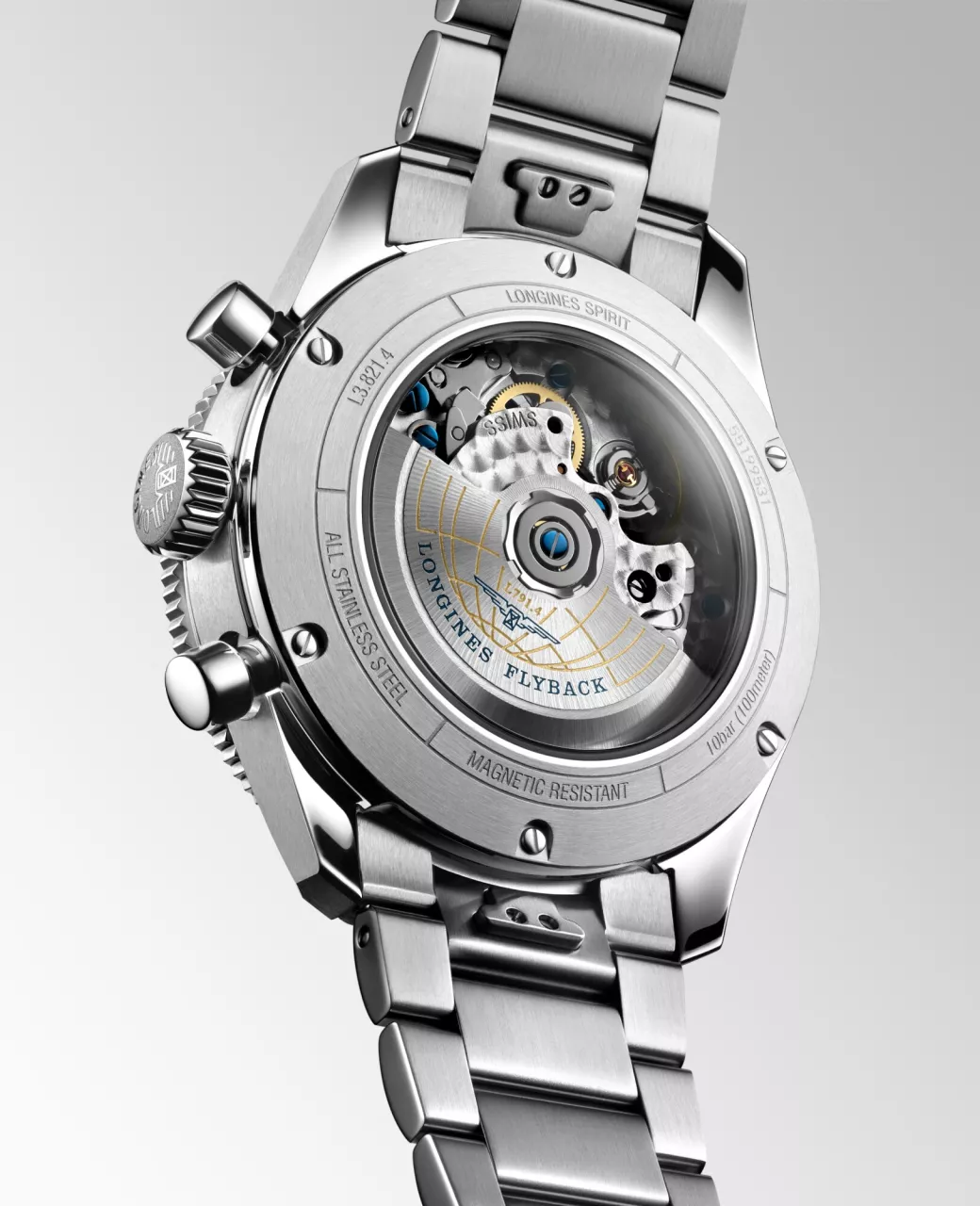 Longines Spirit Flyback L3.821.4.53.6 detay görseli 4