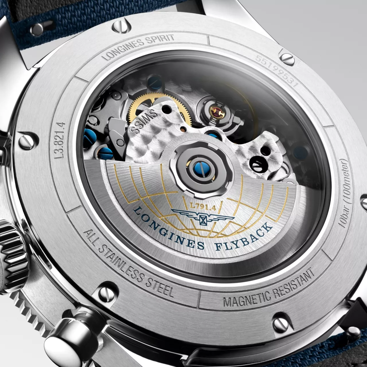 Longines Spirit Flyback L3.821.4.93.2 detay görseli 5