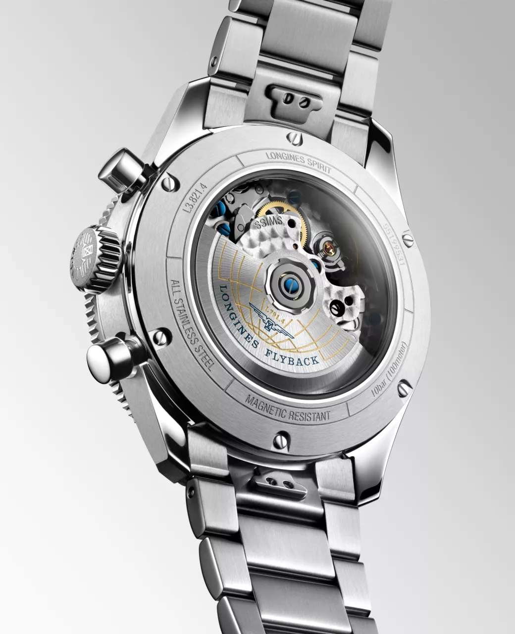 Longines Spirit Flyback L3.821.4.93.6 detay görseli 4