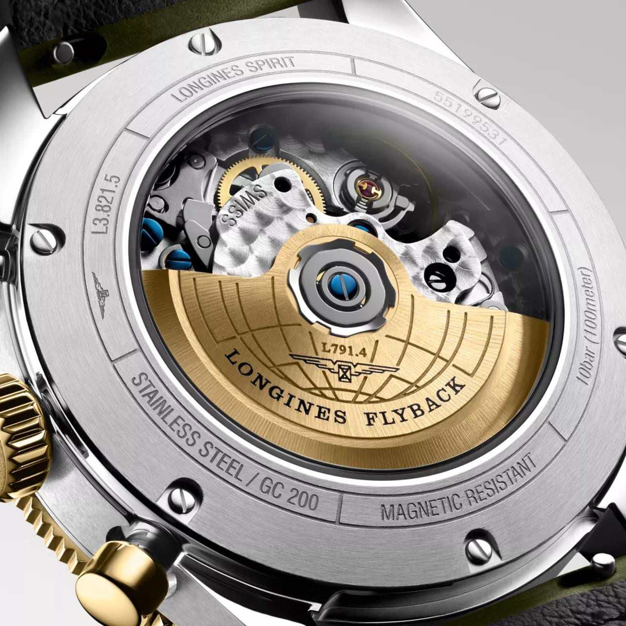 Longines Spirit Flyback L3.821.5.53.2 detay görseli 1