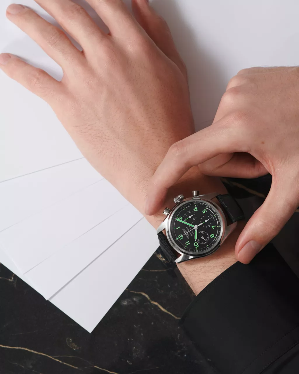 Longines Spirit Chronograph L38291532 detay görseli 3