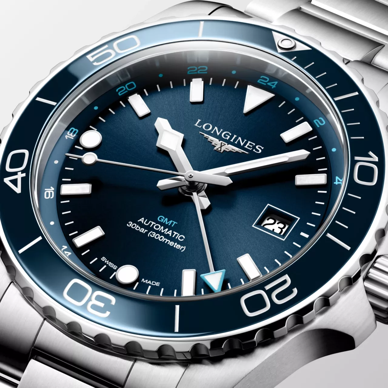 Longines HydroConquest GMT L38904966 detay görseli 1