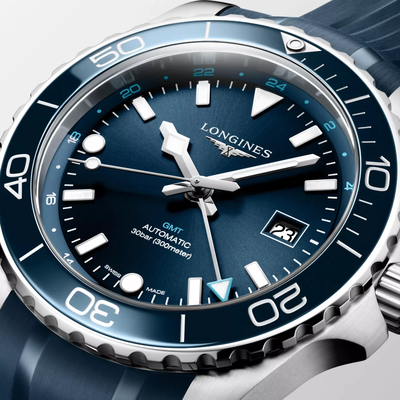 Longines HydroConquest GMT L38904969 detay görseli 1