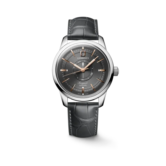 Beğenmek için çift tıkla Longines Conquest Heritage Central Power Reserve Antrasit L16484622 Görsel 1