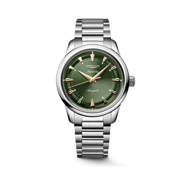 Beğenmek için çift tıkla Longines Conquest Heritage Otomatik Yeşil L16494026 Görsel 1
