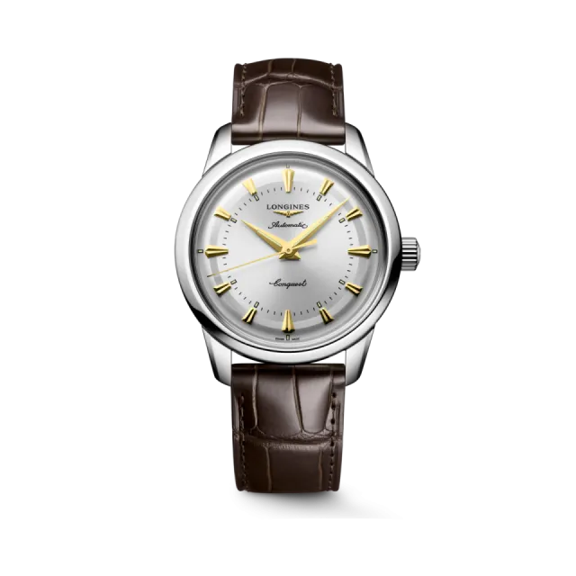 Beğenmek için çift tıkla Longines Conquest Heritage Otomatik Gümüş L16494720 Görsel 1