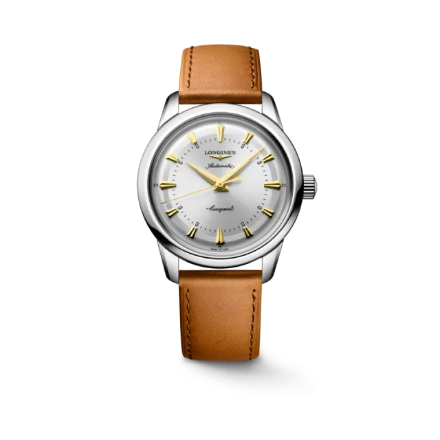 Beğenmek için çift tıkla Longines Conquest Heritage Otomatik Gümüş L16494722 Görsel 1