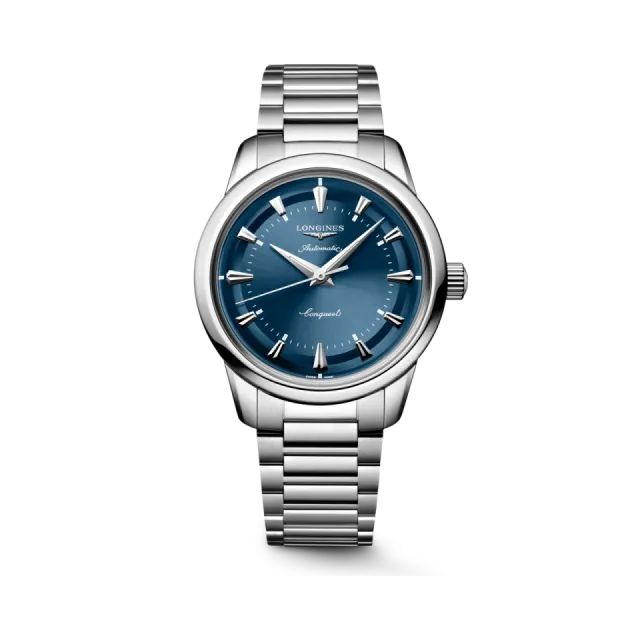 Beğenmek için çift tıkla Longines Conquest Heritage Otomatik Mavi L16494926 Görsel 1