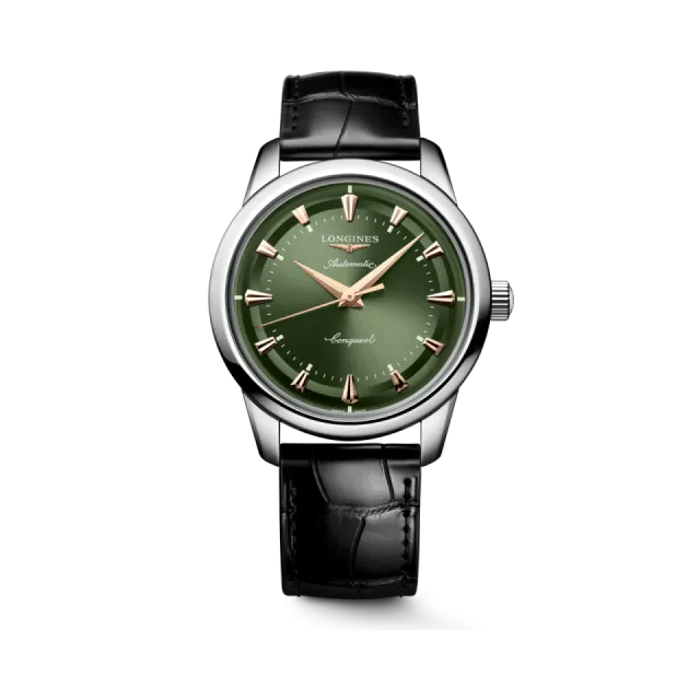 Beğenmek için çift tıkla Longines Conquest Heritage Yeşil Otomatik L16504022 Görsel 1