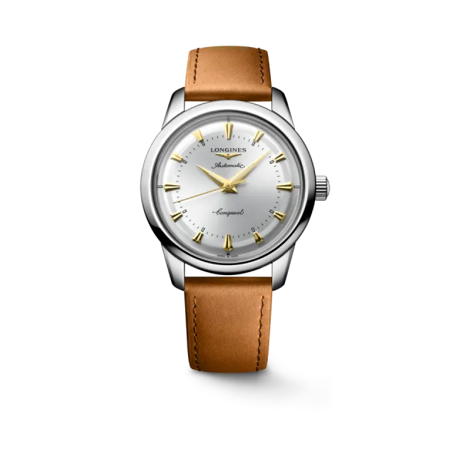 Beğenmek için çift tıkla Longines Conquest Heritage Otomatik Gümüş L16504722 Görsel 1