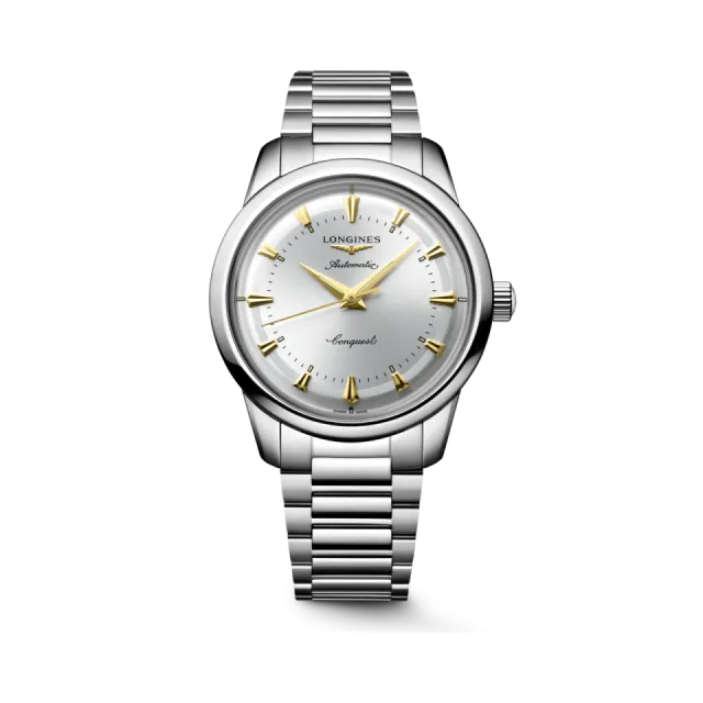 Beğenmek için çift tıkla Longines Conquest Heritage Otomatik Gümüş L16504726 Görsel 1