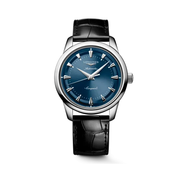 Beğenmek için çift tıkla Longines Conquest Heritage Otomatik Mavi L16504922 Görsel 1