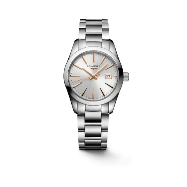 Beğenmek için çift tıkla Longines Conquest Classic Gümüş Gün Işını L22864726 Görsel 1