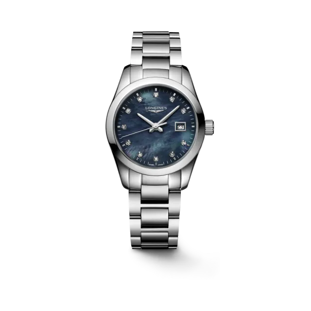 Beğenmek için çift tıkla Longines Conquest Classic Siyah Sedef L22864886 Görsel 1