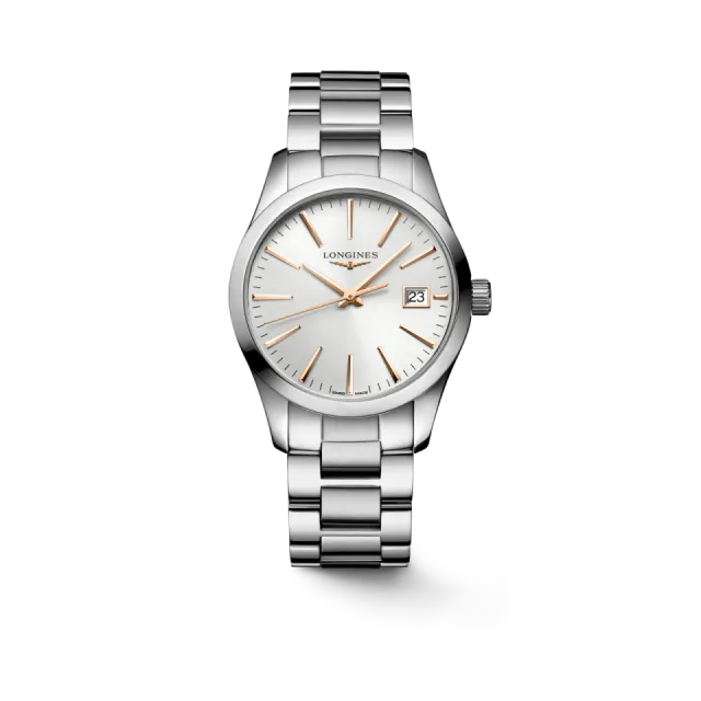 Beğenmek için çift tıkla Longines Conquest Classic Gümüş Gün Işını L23864726 Görsel 1