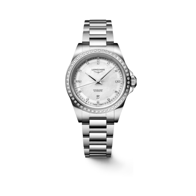 Longines Conquest Otomatik Beyaz Sedef L33200876 Görsel 1
