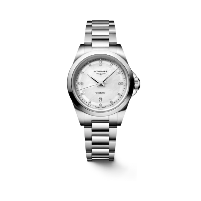 Beğenmek için çift tıkla Longines Conquest Beyaz Sedef L33204876 Görsel 1
