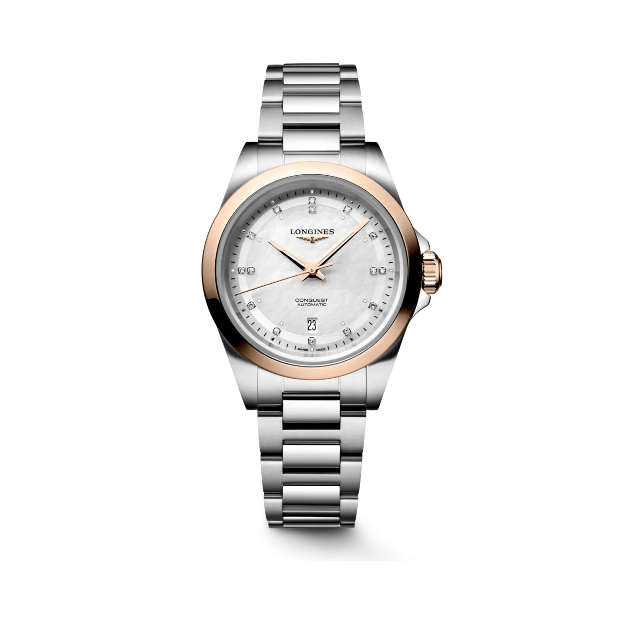 Longines Conquest Otomatik Beyaz Sedef L33205876