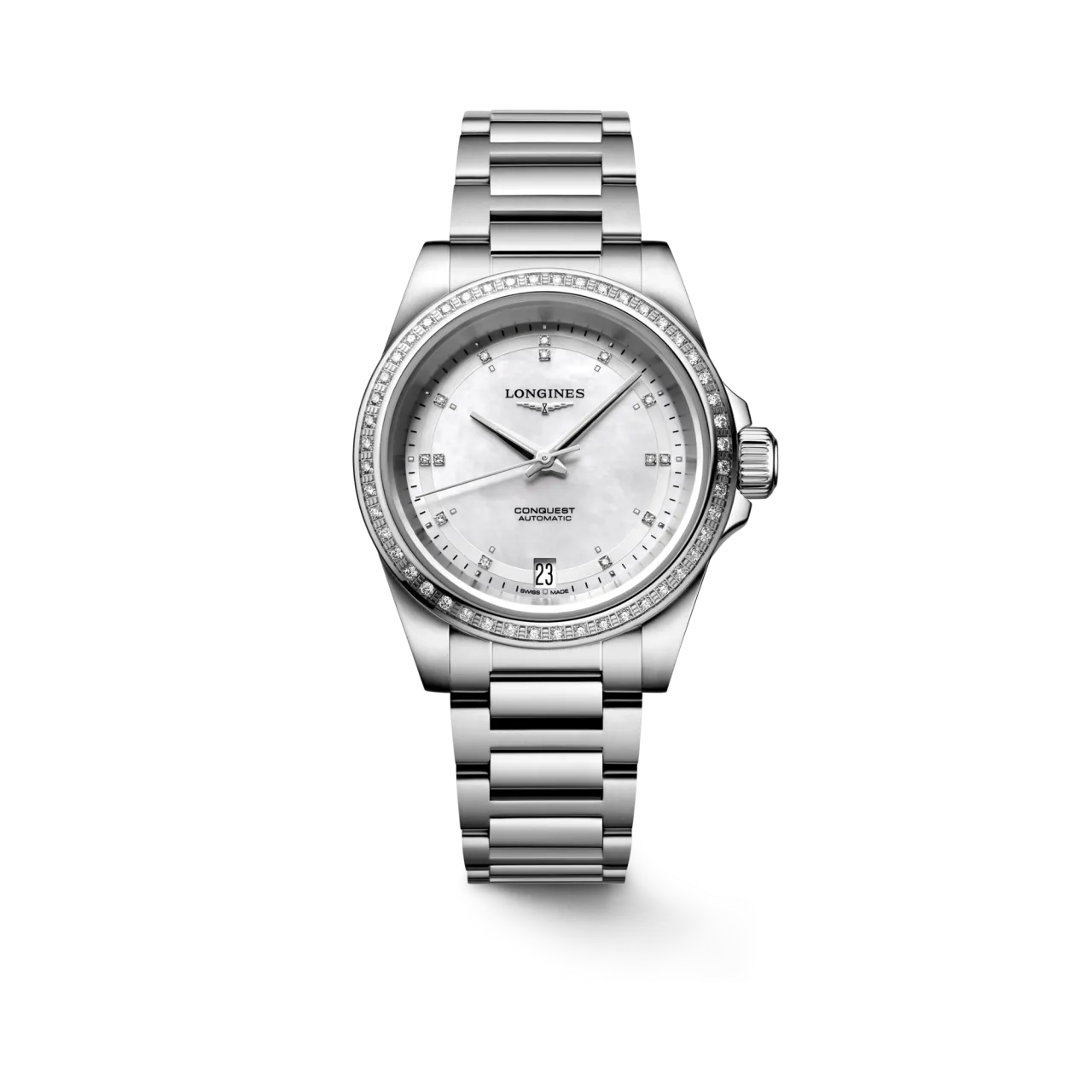 Longines Conquest Otomatik Beyaz Sedef L34300876