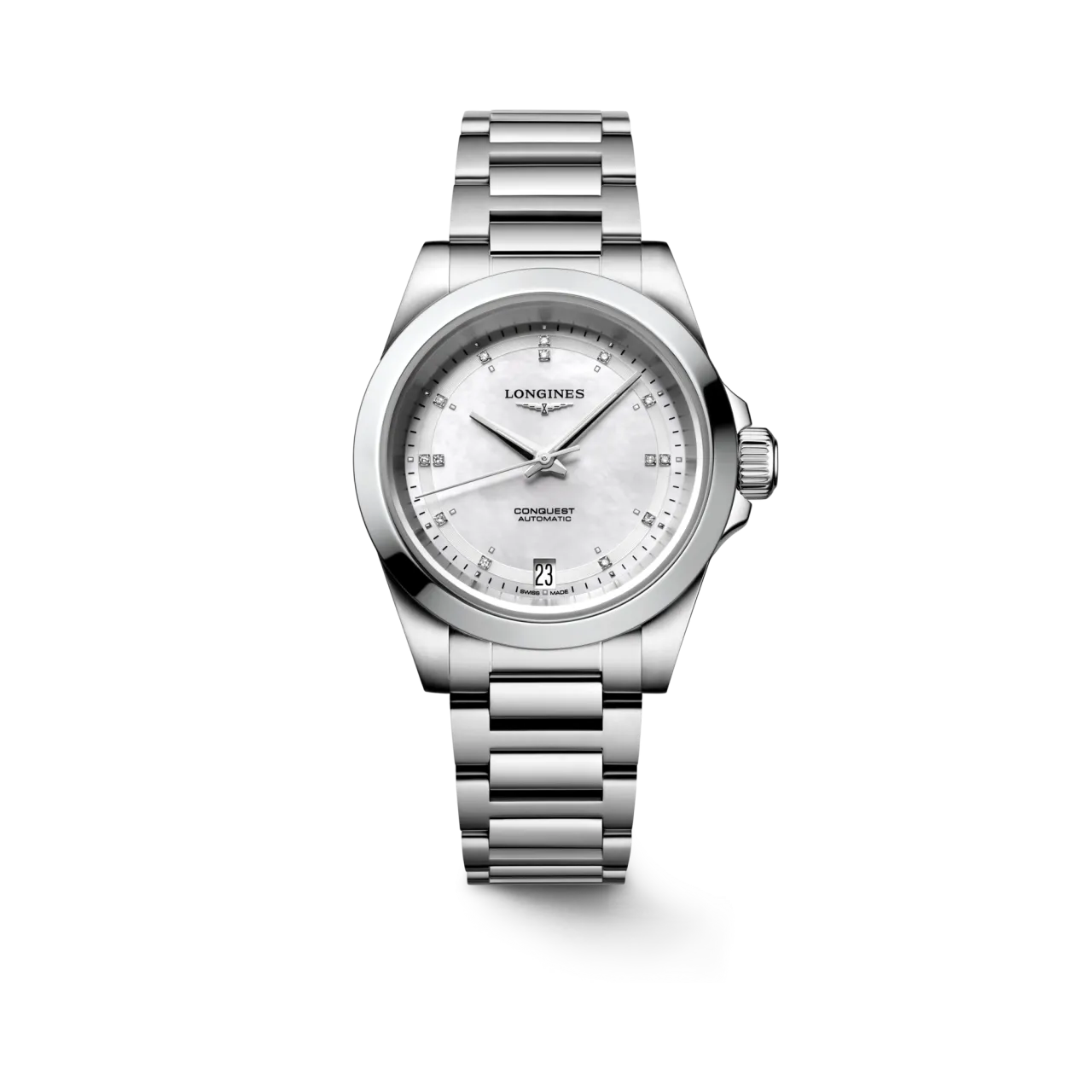 Longines Conquest Otomatik Beyaz Sedef L34304876