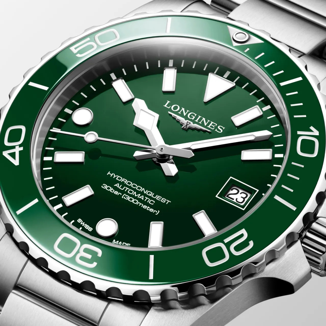 Longines Hydroconquest Otomatik Yeşil Laker Cilalı L37794066 detay görseli 1