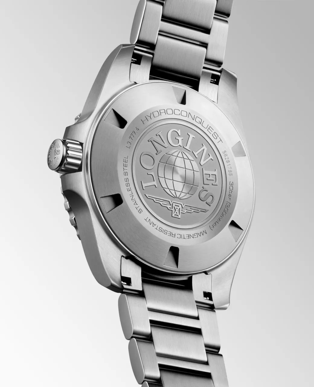 Longines Hydroconquest Otomatik Yeşil Laker Cilalı L37794066 detay görseli 4