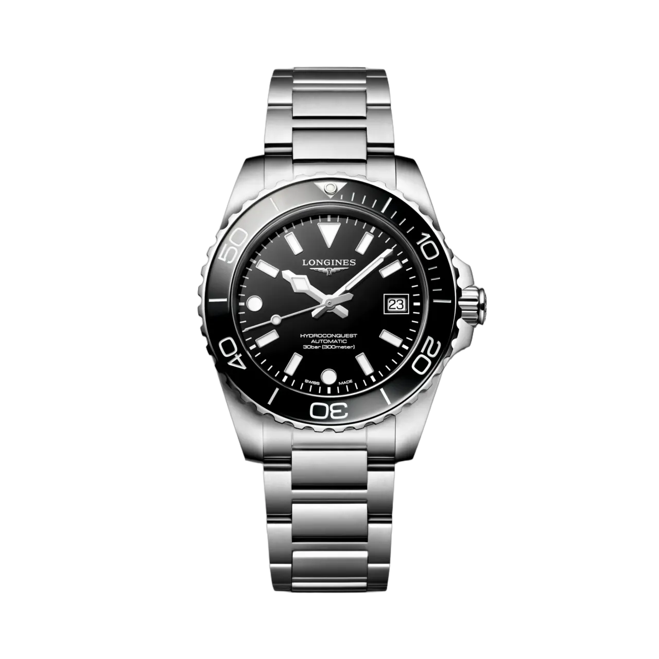 Longines Hydroconquest Otomatik Siyah Laker Cilalı L37794566