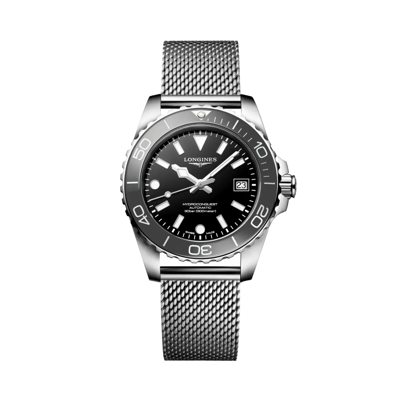 Longines Hydroconquest Otomatik Siyah Laker Cilalı L37794706