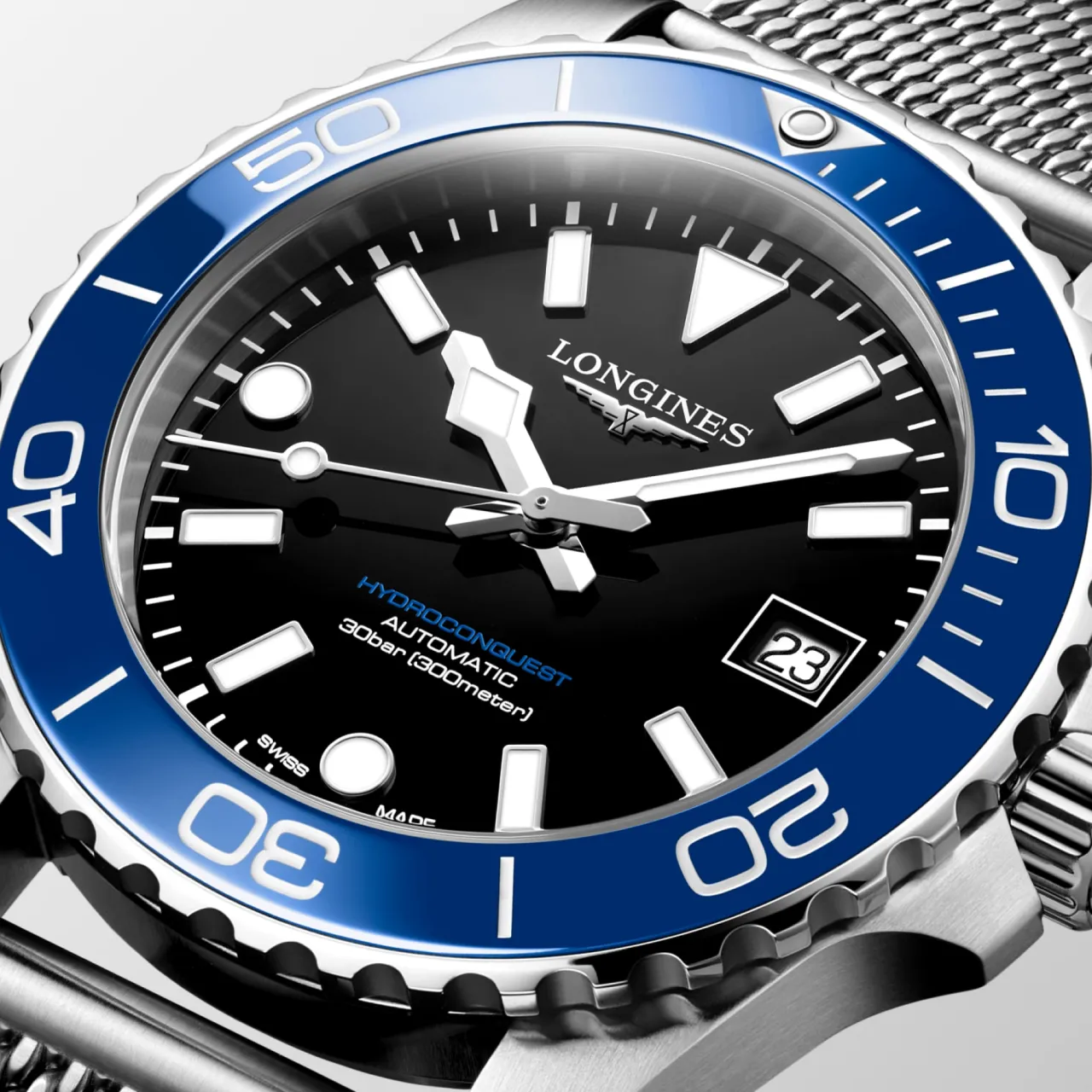 Longines Hydroconquest Otomatik Siyah Laker Cilalı L37794906 detay görseli 1