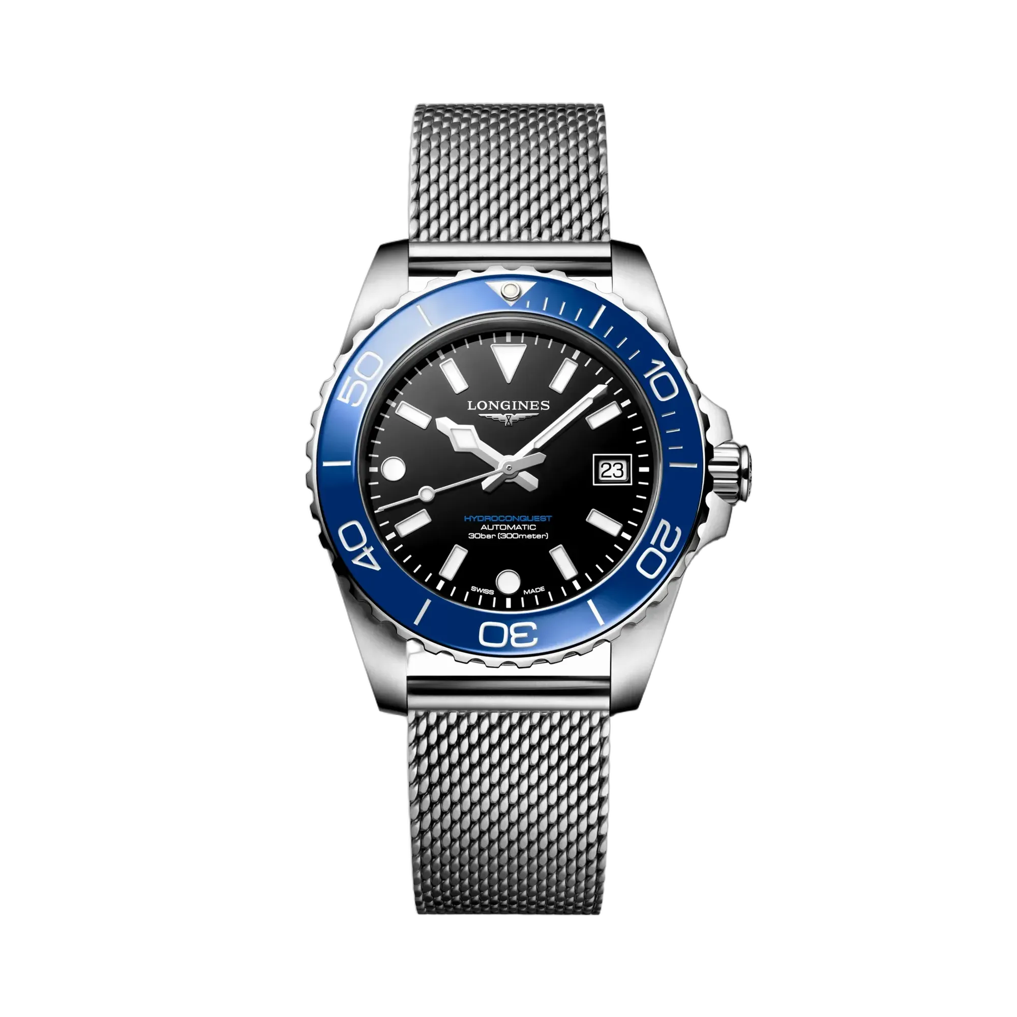 Longines Hydroconquest Otomatik Siyah Laker Cilalı L37794906