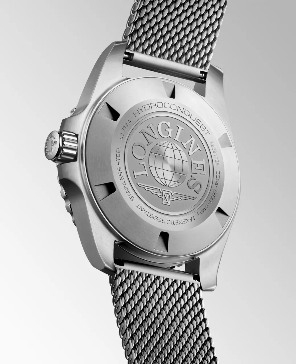 Longines Hydroconquest Otomatik Buzlu Mavi Güneş Işını Desenli L37794996 detay görseli 4