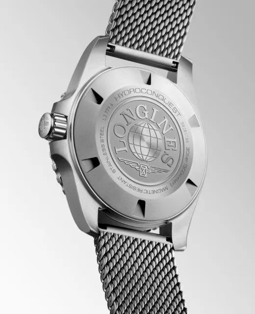 Longines Hydroconquest Otomatik Buzlu Mavi Güneş Işını Desenli L37794996 Görsel 5