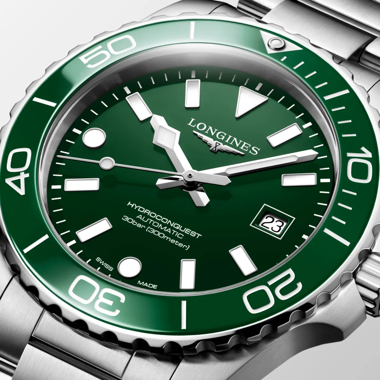 Longines Hydroconquest Otomatik Yeşil Laker Cilalı L37884066 detay görseli 1