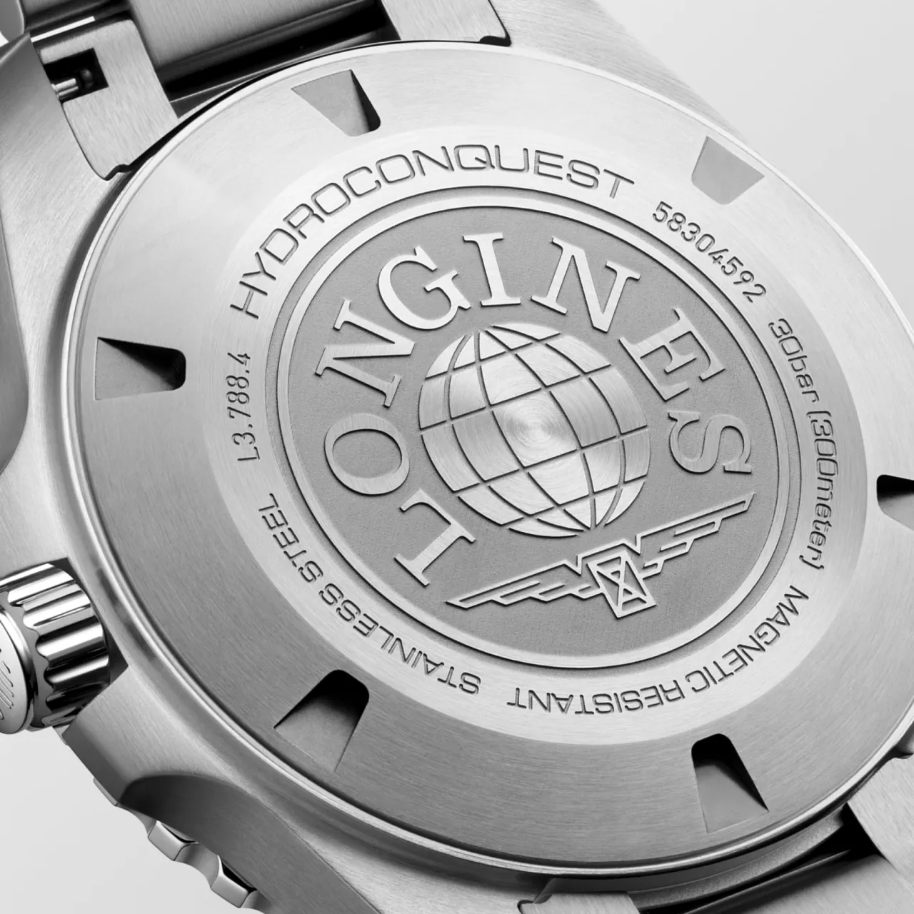 Longines Hydroconquest Otomatik Yeşil Laker Cilalı L37884066 detay görseli 3