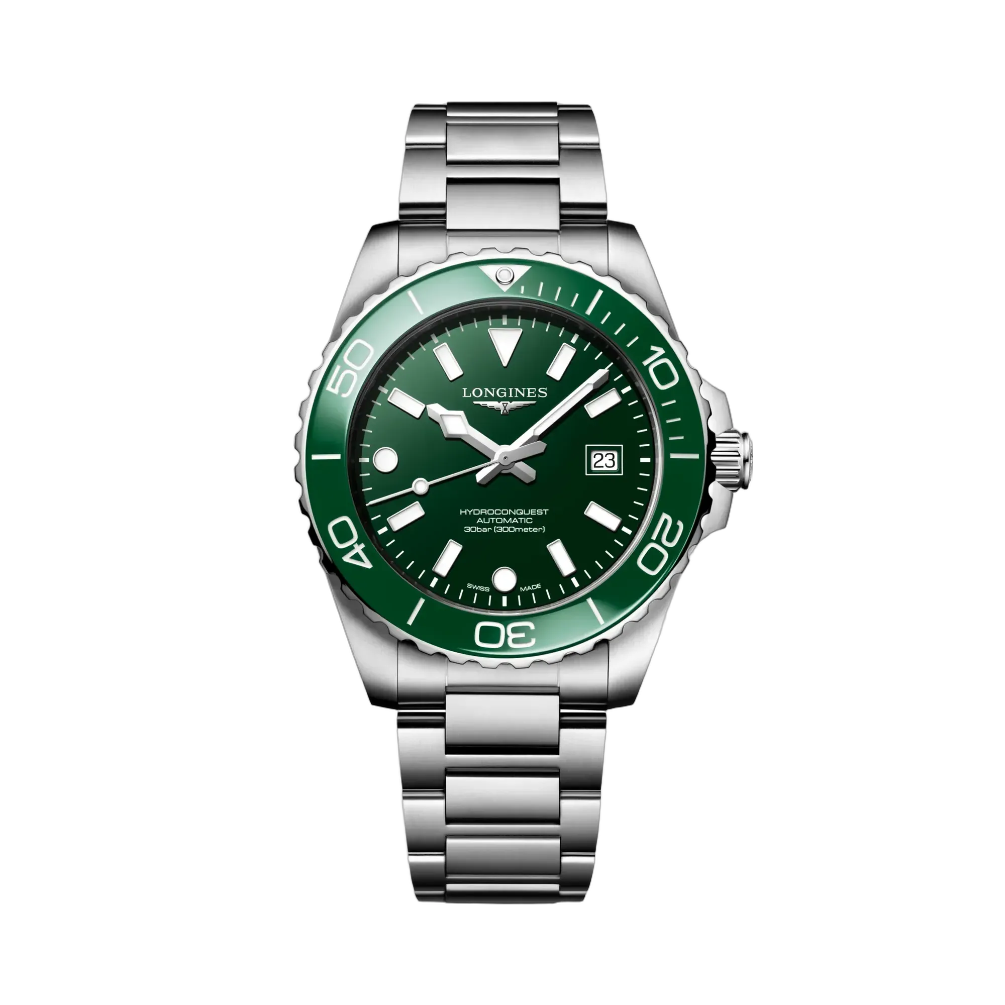 Longines Hydroconquest Otomatik Yeşil Laker Cilalı L37884066