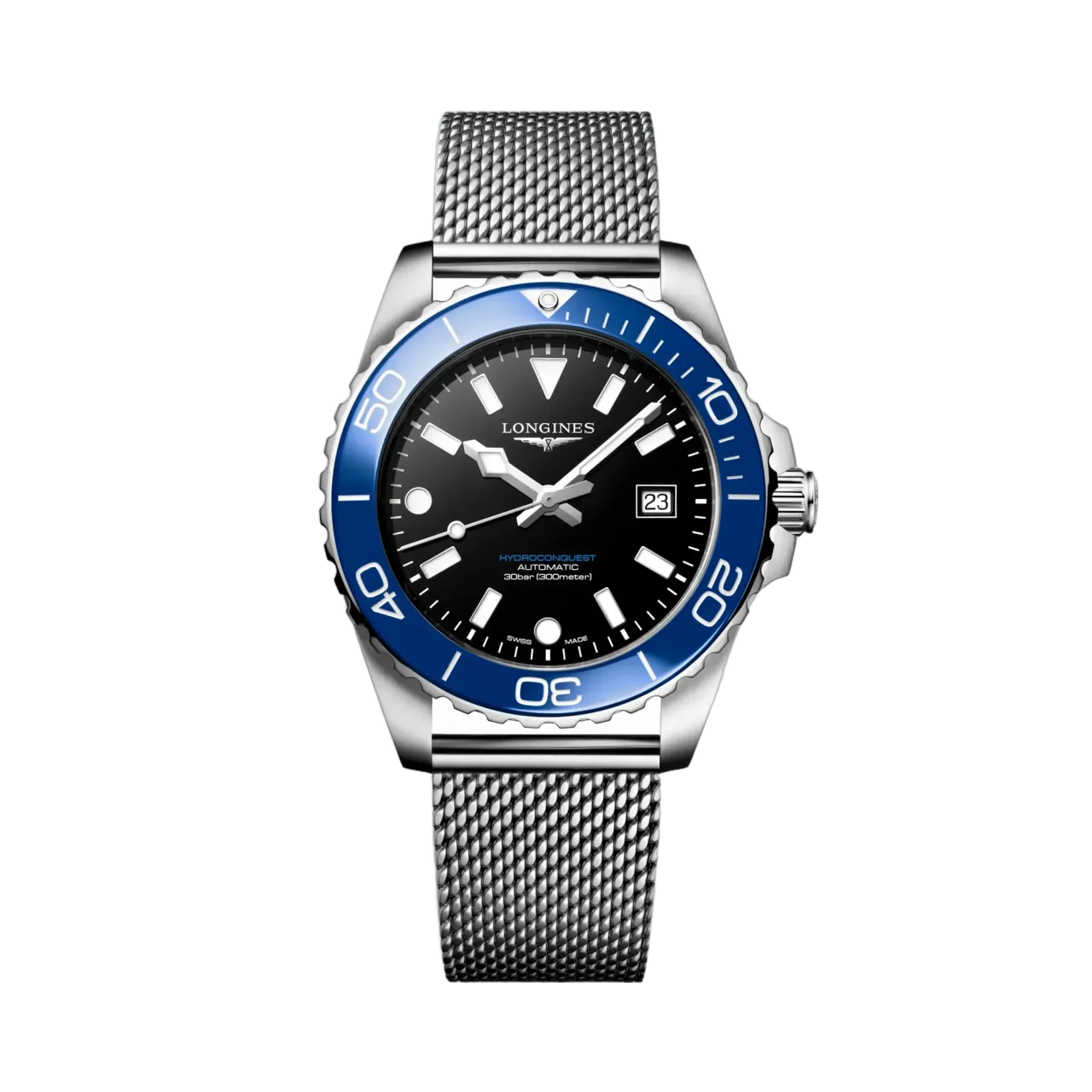 Longines Hydroconquest Otomatik Siyah Laker Cilalı L3784906