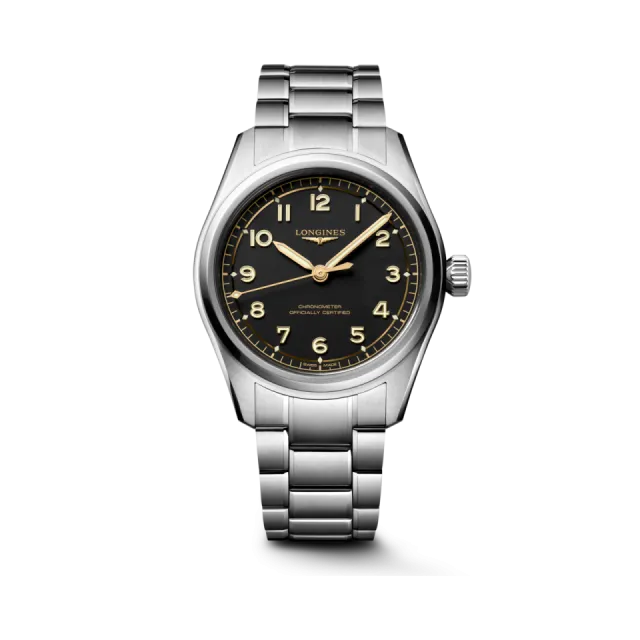Beğenmek için çift tıkla Longines Spirit Pilot Siyah Mat L38094536 Görsel 1