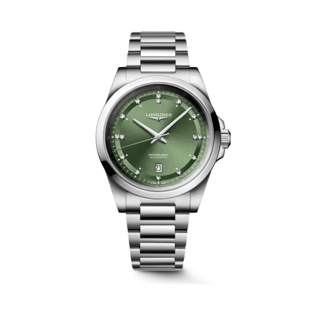 Beğenmek için çift tıkla Longines Conquest Otomatik Pastel Yeşili L38304076 Görsel 1