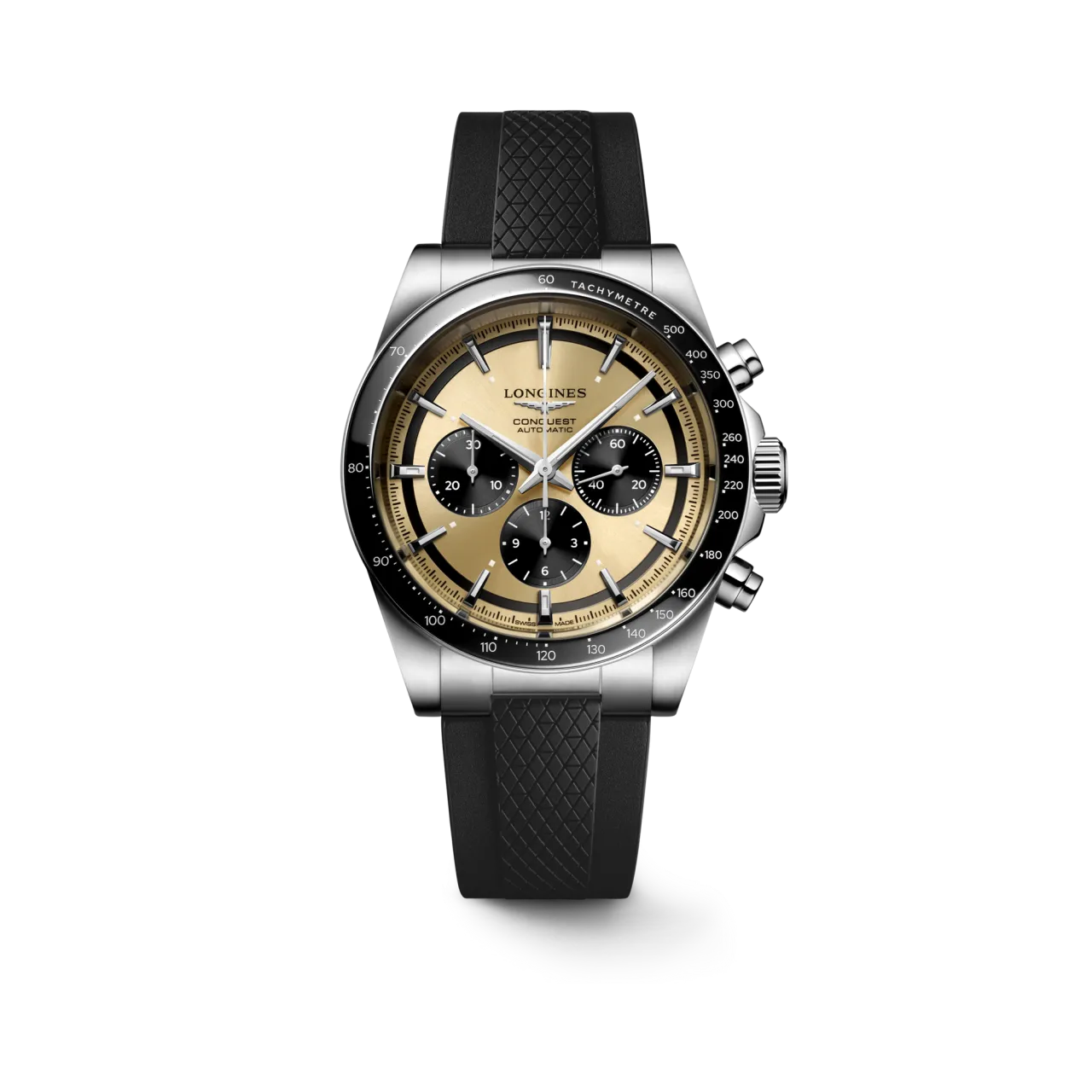 Longines Conquest Chronograph Otomatik Altın Yansımalı Gün Işığı L38354329