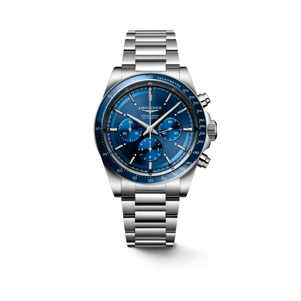 Longines Conquest Chronograph Otomatik Mavi L38354926