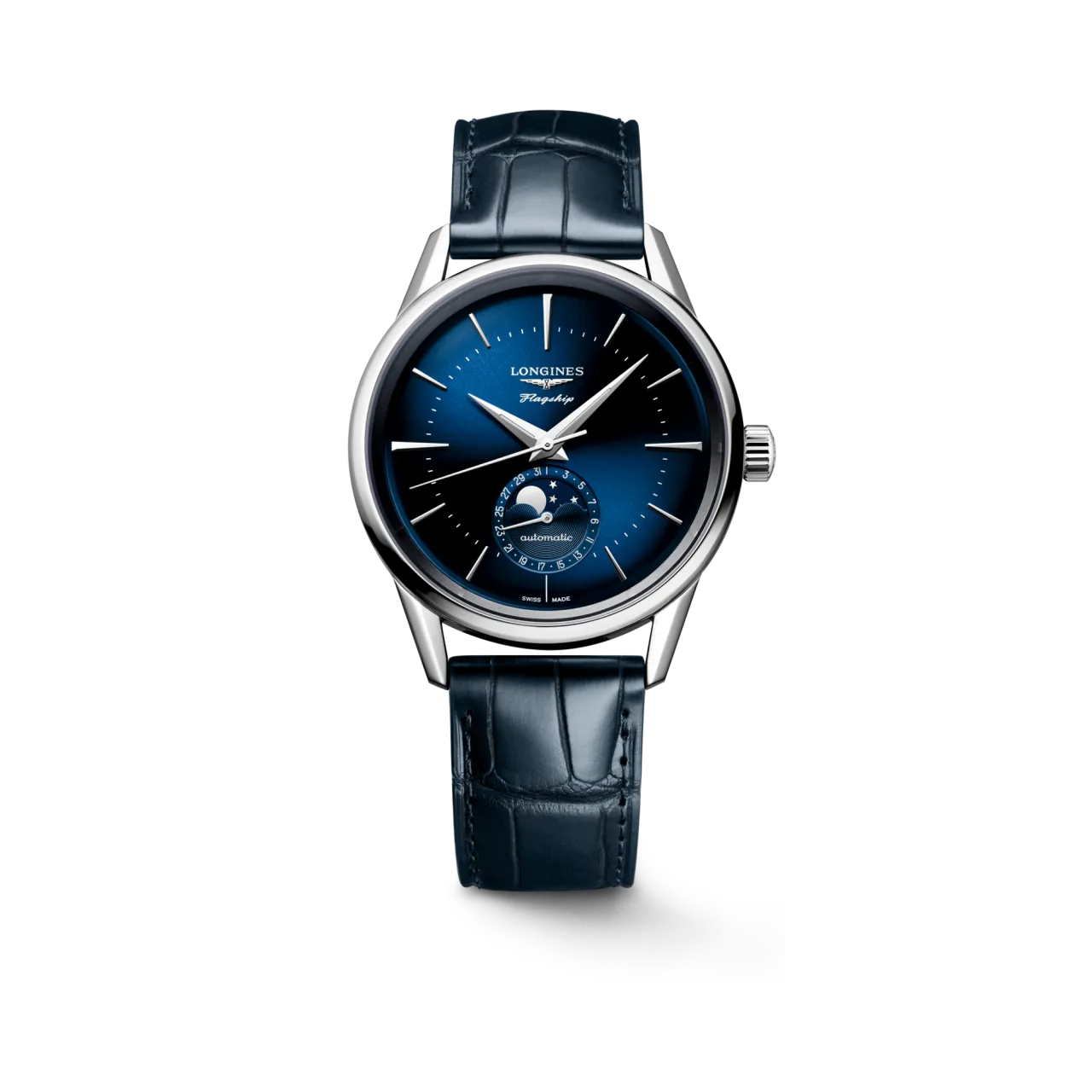 Longines Flagship Heritage Moonphase Otomatik Mavi L48154922