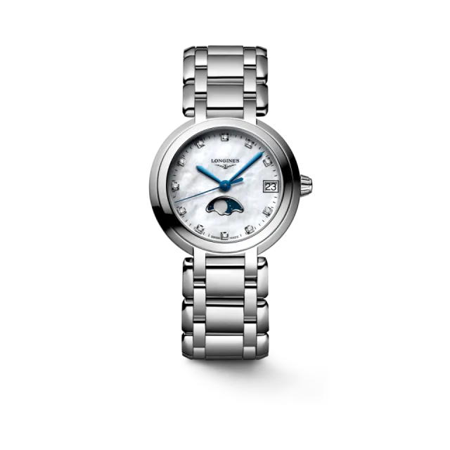 Beğenmek için çift tıkla Longines PrimaLuna Moonphase Beyaz Sedef L81154876 Görsel 1