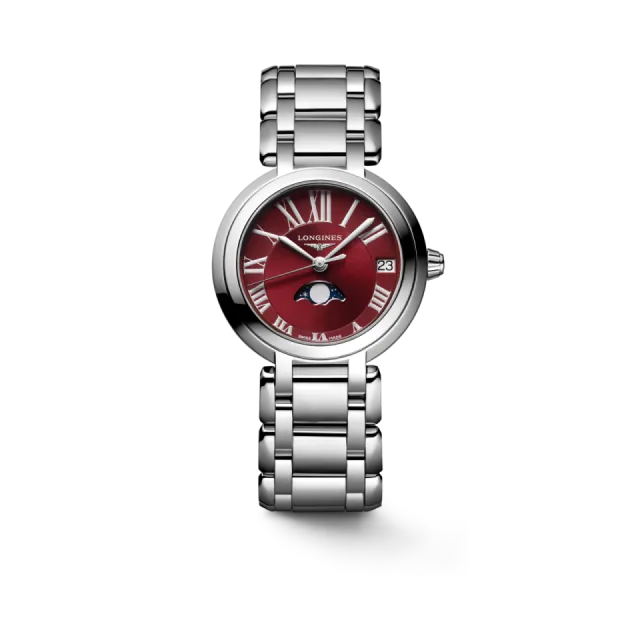 Beğenmek için çift tıkla Longines PrimaLuna Moonphase Bordo L81154926 Görsel 1
