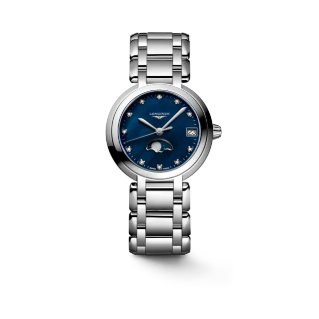 Beğenmek için çift tıkla Longines PrimaLuna Moonphase Mavi Sedef L81154986 Görsel 1