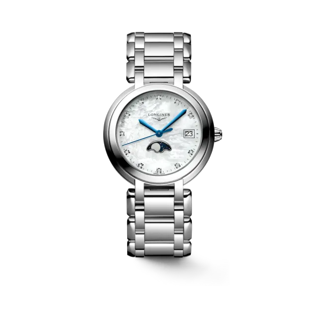 Beğenmek için çift tıkla Longines PrimaLuna Moonphase Beyaz Sedef L81164876 Görsel 1